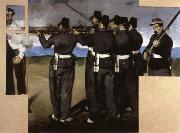 Edouard Manet The Execution of  Maximillian Sweden oil painting reproduction
